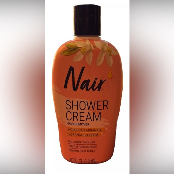 Nair Shower Cream Hair Remover Moroccan Argan Oil Orange Blossom 13 oz Unopened - Picture 1 of 6